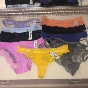 Assorted BootayBag panties bundle (9 pair) size XS
